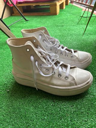 Converse Blancas Plataforma