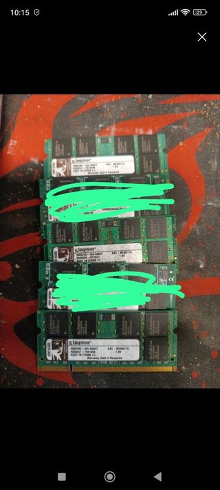 Kingston DDR2 SODIMM 1GB 333MHz de portátil