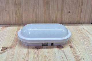 Plafón ovalado blanco led integrado