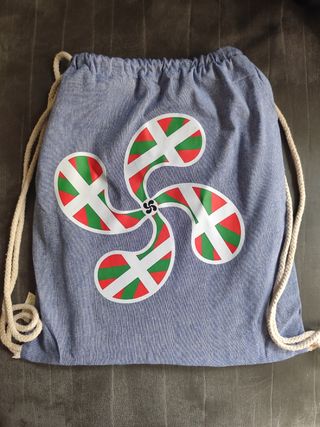 Mochila Lauburu azul