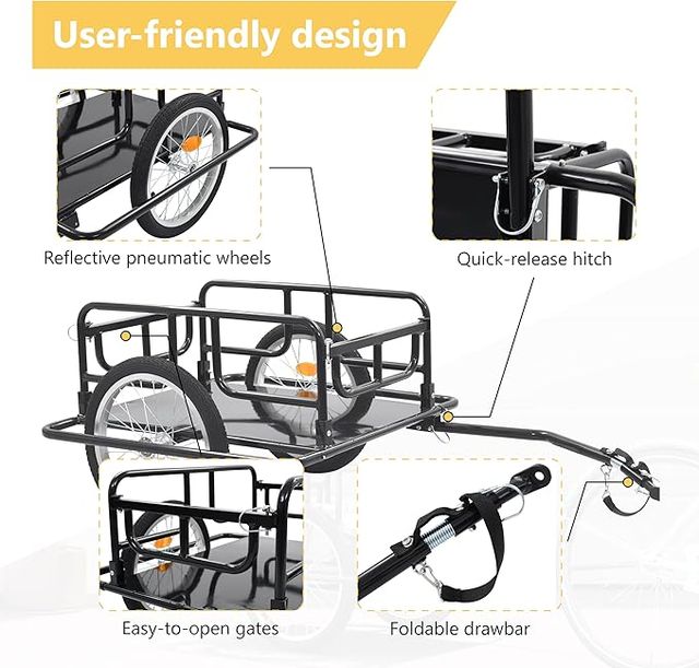 Remolque de carga para bicicleta