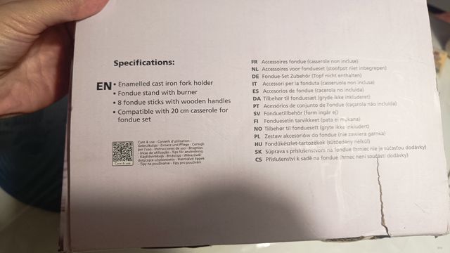 Set Accesorios Fondue NUEVO