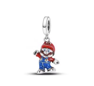 Charm Juego Mario Bros Pulsera Pandora collar plat