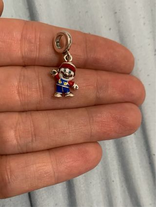 Charm Juego Mario Bros Pulsera Pandora collar plat