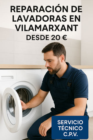 Reparación de lavadoras en Vilamarxant – Técnic