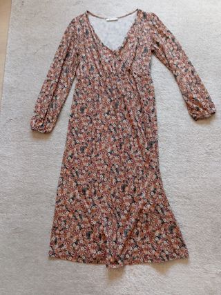 Vestido floral Pull&Bear talla M
