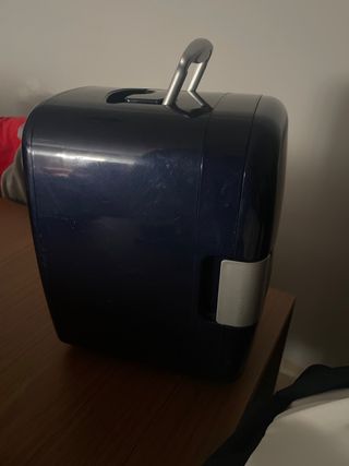 Nevera portátil de viaje azul