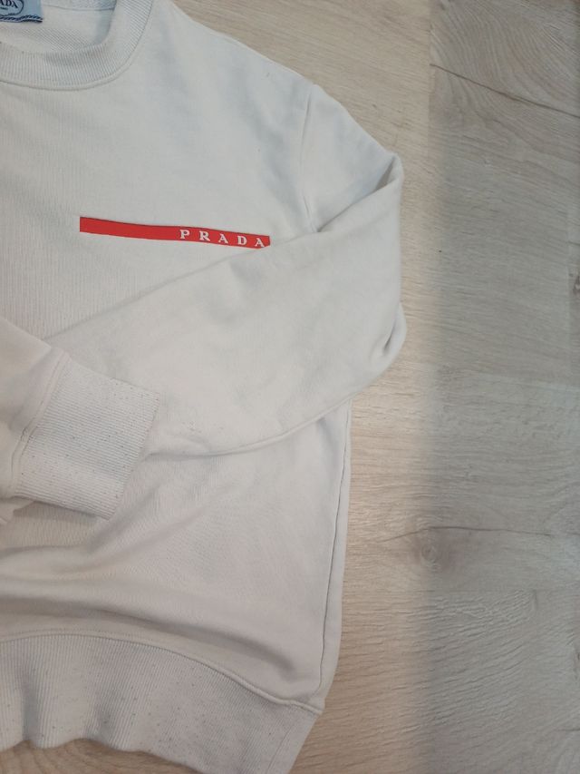 Sudadera Prada Blanca