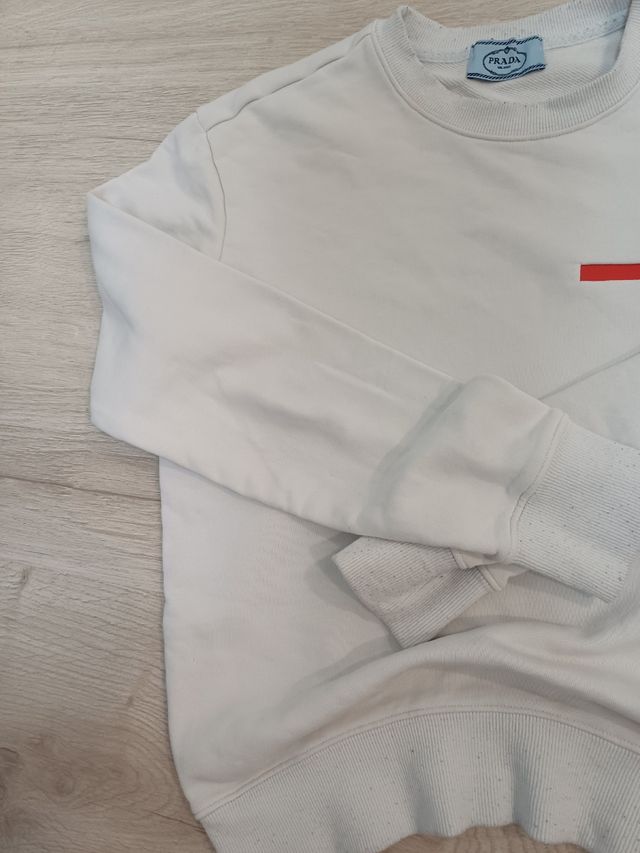Sudadera Prada Blanca