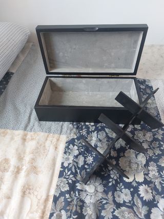 Joyero para relojes negro