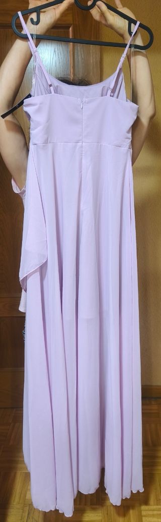 Vestido de fiesta lila