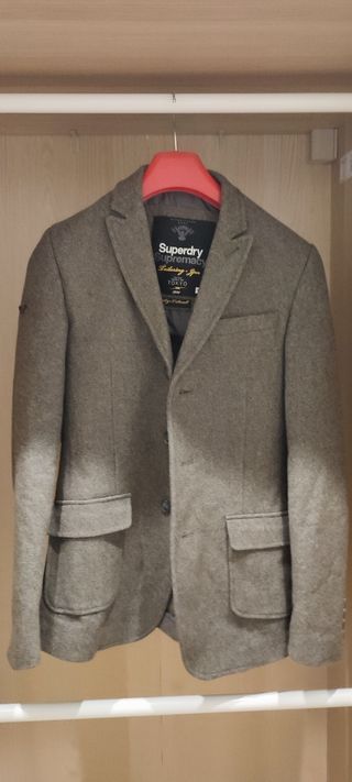 Chaqueta Superdry Lana y Poliéster Talla XS