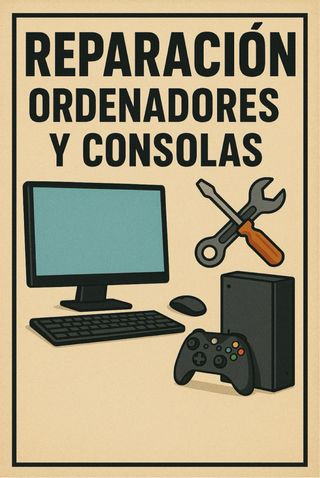 REPARACION DE ORDENADORES Y CONSOLAS