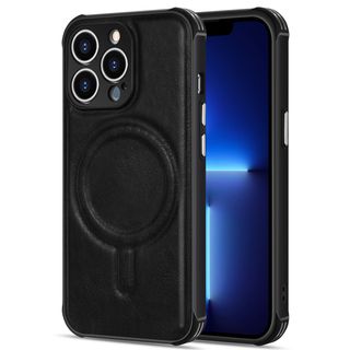 Funda iPhone 14 Negra Cuero