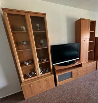 Mueble TV salón madera
