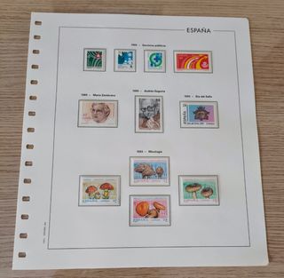 Sellos España 1992 y 1993 + hojas EDIFIL