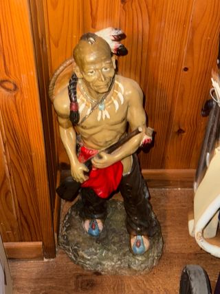 Figura Indio Nativo Americano, Arco, flechas