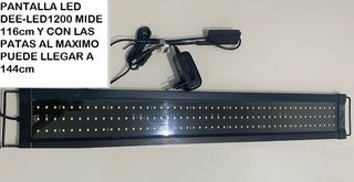 pantalla led para acuario 120 a 140 cm pecera