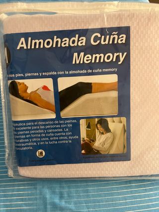 Almohada Cuña Memory Blanca