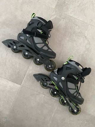 Patines en línea talla 40,5 con bolsa 