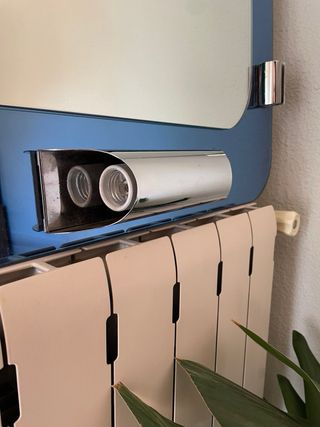 Espejo Vintage Azul con Luces