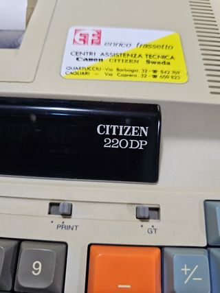Calcolatrice stampante Citizen 220DP