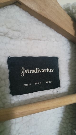 Chaqueta Stradivarius ante marrón forrada