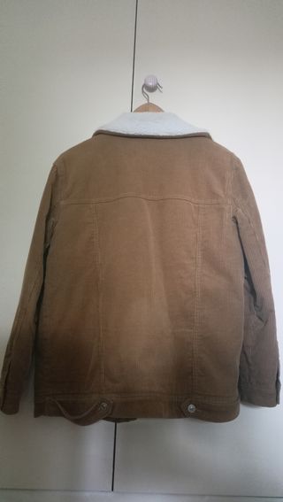 Chaqueta Stradivarius ante marrón forrada