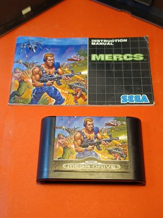 Juego Mercs Megra drive Pal Multiregión