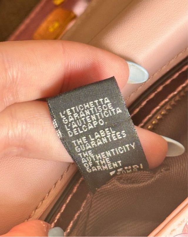 Borsa Fendi Baguette paillettes multicolor