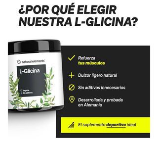L-Glicina Natural Elements Serie Sport
