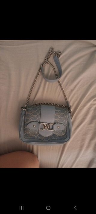 Bolso Juicy Couture Azul Plateado