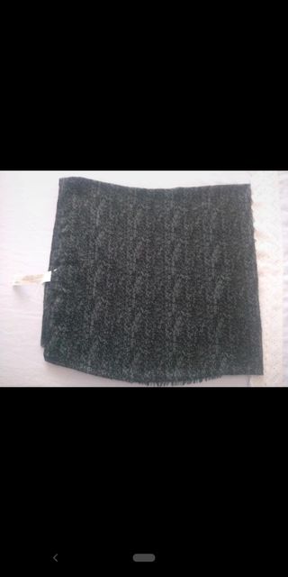 Pañuelo grande Shana gris oscuro