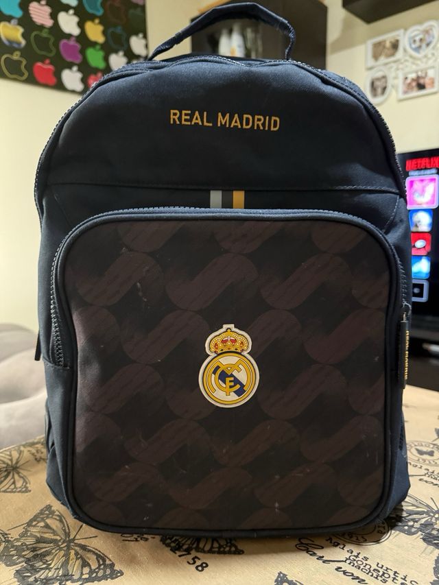 Mochila Safta y estuche Real Madrid