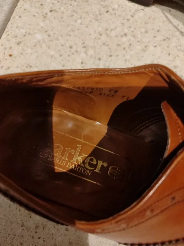 Scarpe Barker uomo cuoio tg 7,5