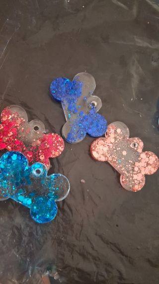 Medaglietta Resina Cane Personalizzata