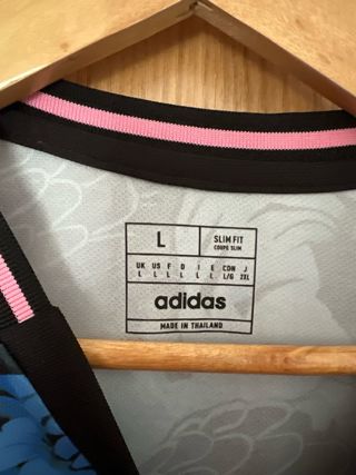 Camiseta Adidas Japón Dragón Azul Talla L