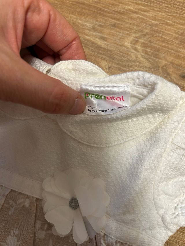 Vestito cerimonia 3-6 mesi