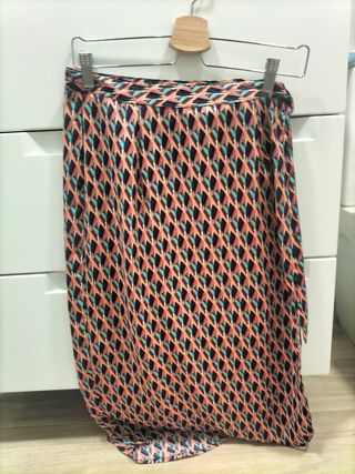 Falda Only Estampada Multicolor