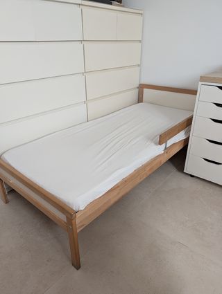 Cama y colchon infantil Sniglar IKEA