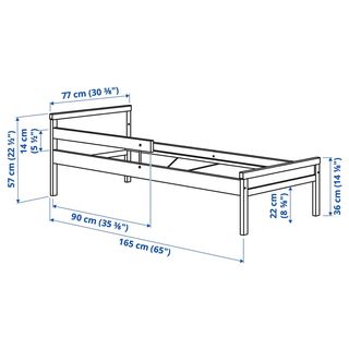 Cama y colchon infantil Sniglar IKEA
