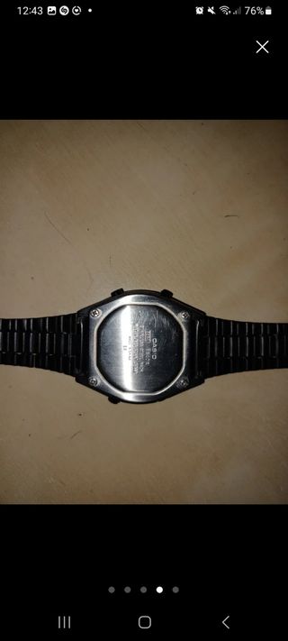 Reloj Casio Digital Vintage B640WB-1BEF Negro