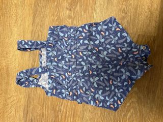 Vestitino Obaibi 1-3 mesi fantasia palme