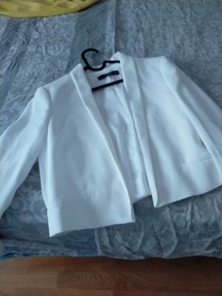 Chaqueta Mango Blanca Básica