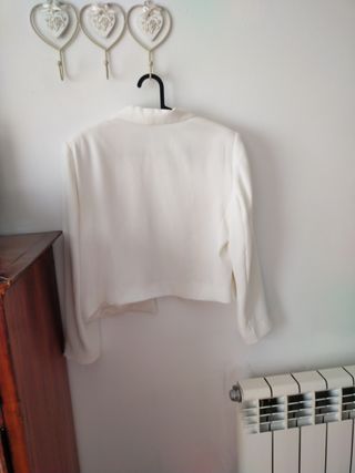 Chaqueta Mango Blanca Básica