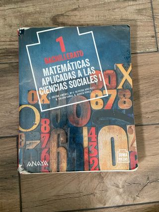 Matemáticas aplicadas a las Ciencias Sociales I.