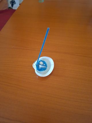 Soporte para incienso con concha y arena
