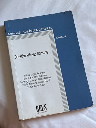 Manual de derecho privado romano