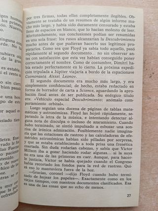 2010: Odisea Dos. Arthur C. Clarke.