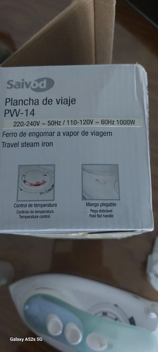 Plancha de viaje Saivod PV-14
